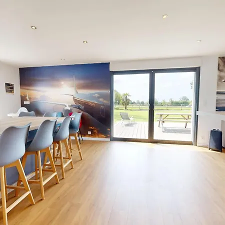 La Clef Decamp Concorde Aerogare 25pers Jacuzzi, Baby Airhockey بيت للعطل