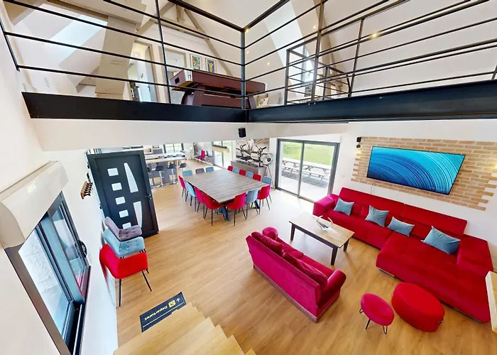 La Clef Decamp Concorde Aerogare 25pers Jacuzzi, Baby Airhockey Holiday home *