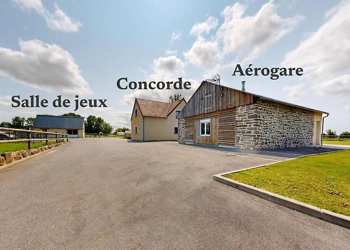 La Clef Decamp Concorde Aerogare 25pers Jacuzzi, Baby Airhockey بيت للعطل *