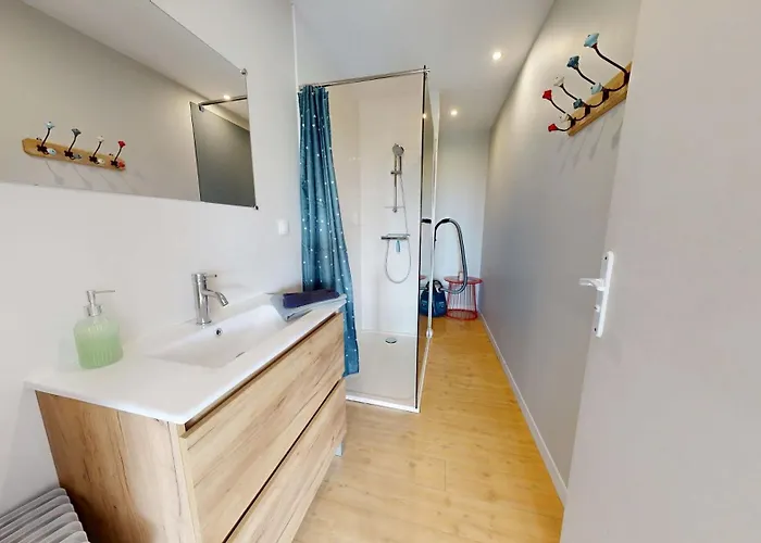 La Clef Decamp Concorde Aerogare 25pers Jacuzzi, Baby Airhockey Holiday home La Haye-Pesnel